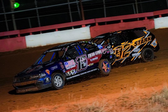 SCDRA front-wheel-drive cars racing on dirt