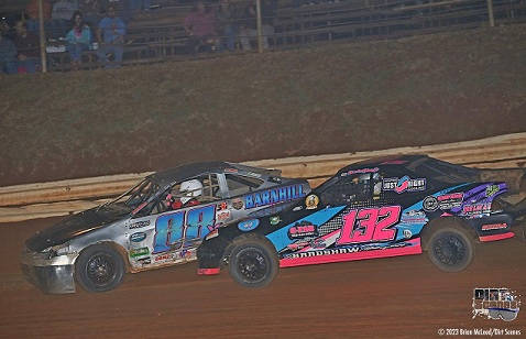 SCDRA front-wheel-drive cars racing on dirt