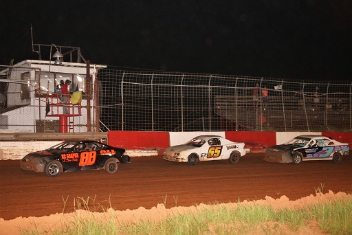 SCDRA front-wheel-drive cars racing on dirt