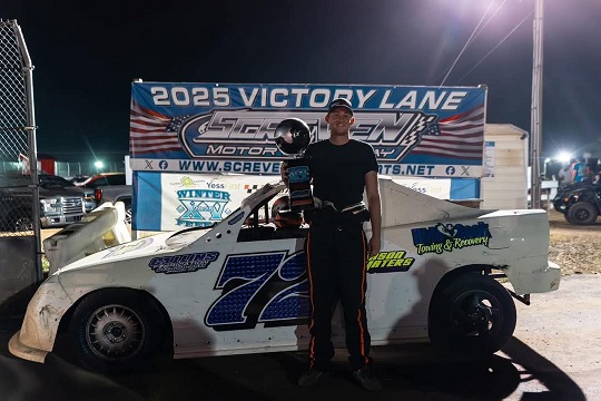SCDRA 2025 race winner in victory lane
