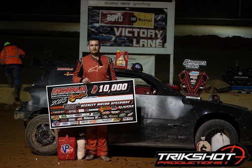 SCDRA 2025 race winner in victory lane
