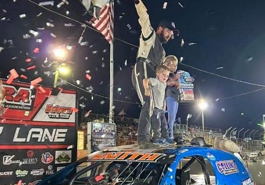 SCDRA 2025 race winner in victory lane