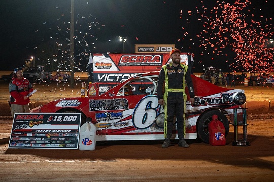 SCDRA 2026 race winner in victory lane