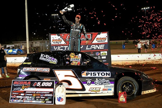 SCDRA 2026 race winner in victory lane